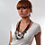 Multistrand Wood And Glass Bead Necklace - view 7