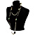 Vintage Long Bead and Fur Necklace - view 8