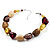 Multicoloured Plastic Chunky Nugget Choker - view 2