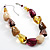 Multicoloured Plastic Chunky Nugget Choker - view 8
