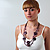 2 Strand Purple Floral Shell Necklace (Purple) - view 7