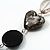 Stunning Dramatic Heart Shape Resin Beaded Necklace - view 9