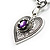 Hammered Vintage Heart Necklace - view 10