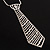 Star Quality Tie Necklace (Clear) - view 2