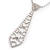 Stunning Diamante Tie Necklace (Clear) - view 8