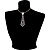 Stunning Diamante Tie Necklace (Clear) - view 3