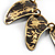 Brass Snake Pattern Ethnic Choker Necklace - view 4