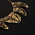 Brass Snake Pattern Ethnic Choker Necklace - view 12