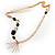 Long Gold Tone Multistrand Tassel Necklace - view 4