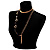 Long Gold Tone Multistrand Tassel Necklace - view 6