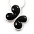 Long Black Enamel Butterfly Necklace - view 4