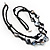 2 Strand Black Shell Beaded Necklace - view 5