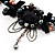 Black Velour Victorian Vamp Necklace Choker - view 5