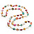 Long Multicolour Shell Necklace (145cm) - view 5