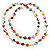 Long Multicolour Shell Necklace (145cm) - view 6