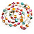 Long Multicolour Shell Necklace (145cm) - view 4