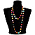 Long Multicolour Shell Necklace (145cm)