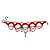 Victorian Style Hot Red Beaded Choker - view 6