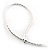 Mesmerizing Silver Tone Snake Choker Necklace - 44cm Length - view 2