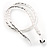 Mesmerizing Silver Tone Snake Choker Necklace - 44cm Length - view 7