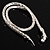 Mesmerizing Silver Tone Snake Choker Necklace - 44cm Length - view 4