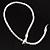 Mesmerizing Silver Tone Snake Choker Necklace - 44cm Length - view 3