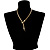 Mesmerizing Gold Tone Snake With Red Eyes Choker Necklace - view 11