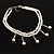 2 Strand Faux Pearl Bridal Diamante Choker Necklace (Silver Tone) - view 11
