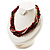 Red Beaded Multistrand Choker Necklace - view 7