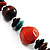 Long Multicoloured Wood And Acrylic Bead Necklace - view 8