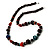 Long Multicoloured Wood And Acrylic Bead Necklace - view 5