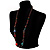 Long Multicoloured Wood And Acrylic Bead Necklace - view 10