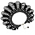 Luxurious Black Beaded Bib Style Choker Necklace Adult - view 9