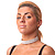 5-Row Austrian Crystal Choker Necklace (Silver&Clear) - view 4
