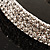 4-Row Austrian Crystal Choker Necklace (Silver&Clear) - view 5