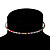 Thin Austrian Crystal Choker Necklace (Multicoloured) - view 6