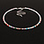 Thin Austrian Crystal Choker Necklace (Multicoloured)