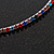 Thin Austrian Crystal Choker Necklace (Multicoloured) - view 13