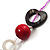 Coral, Beige Shell & Wood Bead Long Necklace - 90cm Length - view 6