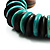 Chunky Beaded Necklace (Brown & Green) - view 3