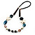 Summer Style Butterfly Leather Cord Necklace - 80cm L - view 2