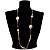 Long Exquisite Glass & Shell Bead Necklace (Antique & Transparent White) - 96cm Length - view 2