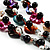 3 Strand Multicoloured Shell & Bead Necklace - view 2