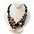 3 Strand Multicoloured Shell & Bead Necklace - view 5