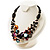 3 Strand Multicoloured Shell & Bead Necklace - view 8