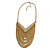 Gold Plated Chic Multi Chain Crystal Bib Necklace - view 2