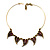 Brass Chilly Peppers Choker Necklace - view 8