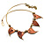 Brass Chilly Peppers Choker Necklace - view 10