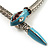 Silver Plated Enamel Crystal Snake Choker Necklace - view 9