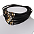 Party Multistrand Leather Choker Necklace - view 11
